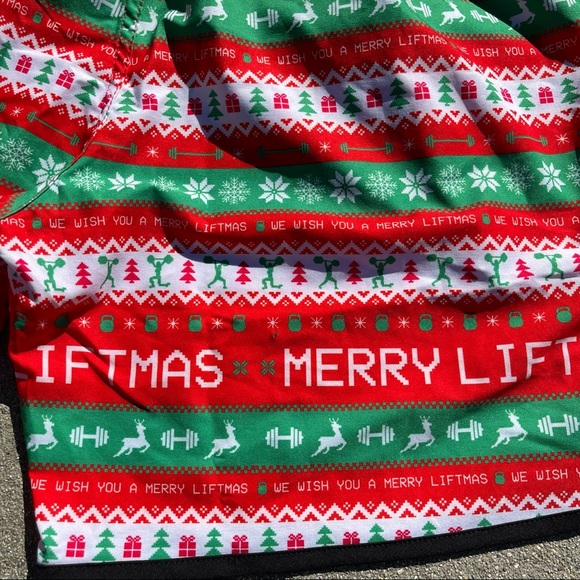 The Wod Life Men’s Christmas Flex Shorts size S - Picture 3 of 5